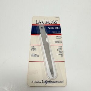 Vintage Sally Hansen La Cross Stainless Steel Nail File 4.5" 70882